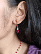 Ruby Dew Necklace Set