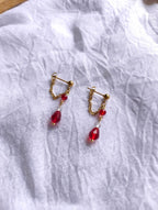 Ruby Dew Necklace Set