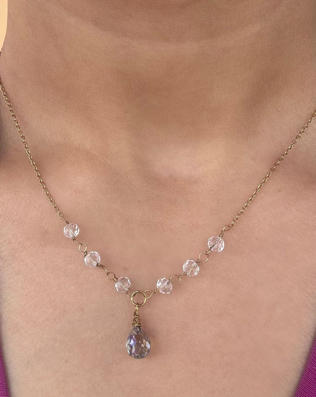 The Drop Crystal Necklace