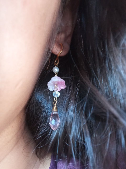 The Blush Flora Earring
