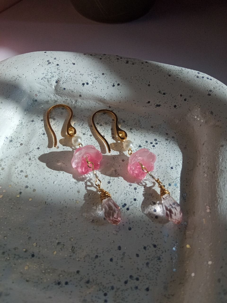 The Blush Flora Earring